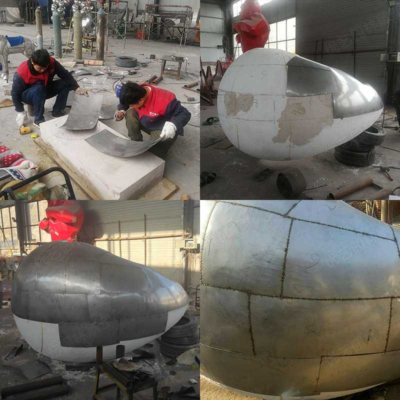 不銹鋼雕塑制作廠家,定制大型不銹鋼雕塑