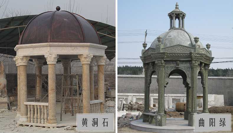 歐式景觀亭子，石雕大理石亭子，河北涼亭廠家