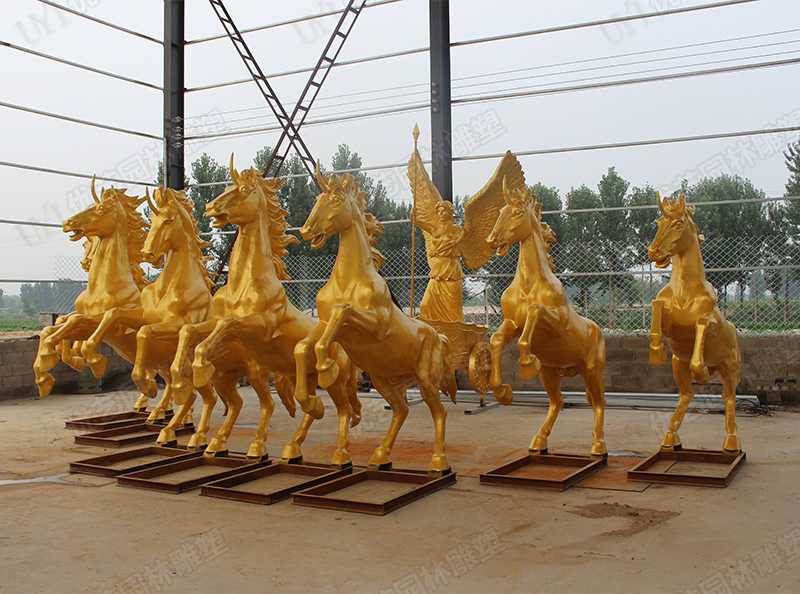 景觀銅馬雕塑，銅馬雕塑定制